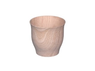 菓子器(大)、やんぼ型、栃、φ181x55（No.66） - (株)箕輪漆行