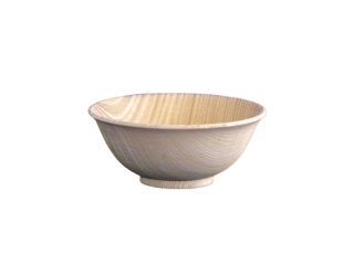 菓子器(大)、やんぼ型、栃、φ181x55（No.66） - (株)箕輪漆行