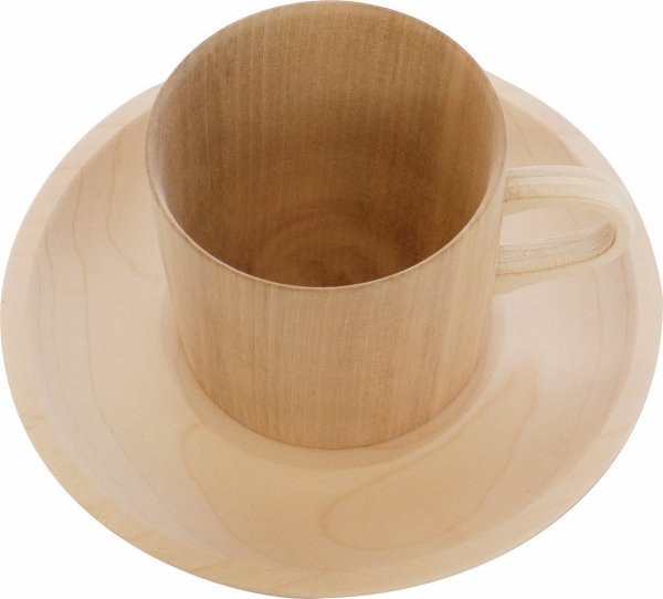 画像3: コーヒーカップセットB、桂、φ74ｘ69（No.229） (3)